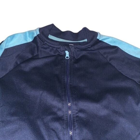 Avia Kids Navy & Light Blue Athletic Zip-Up Jacket Size M (7-8) - Picture 3 of 5